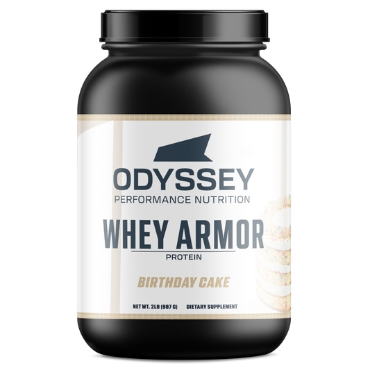 2lb Whey Armor Protein Birthday Cake