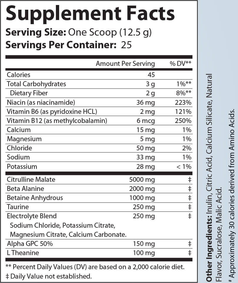 Pump Pre - Workout: Pineapple